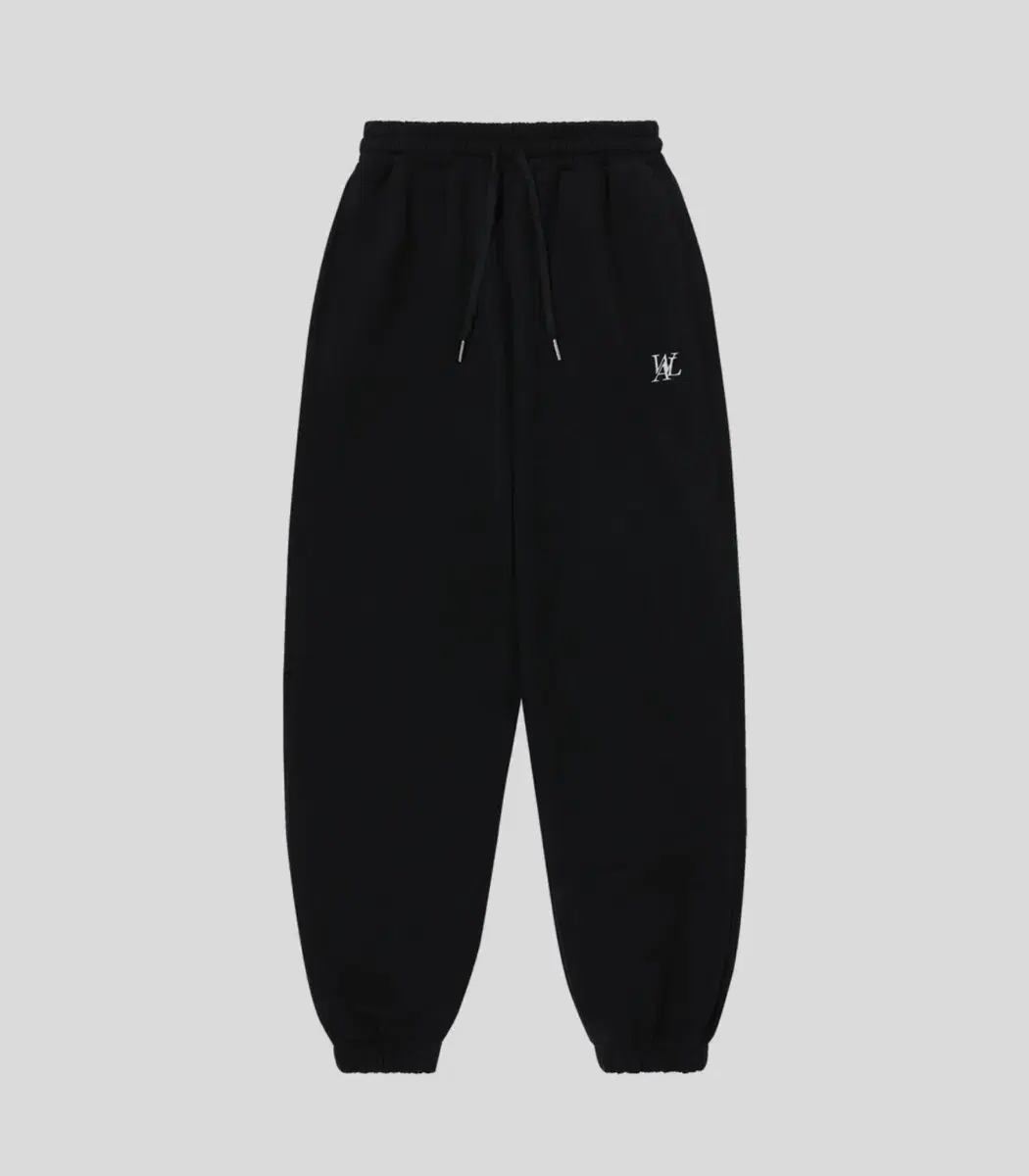 우알롱 Signature jogger pants - BLACK